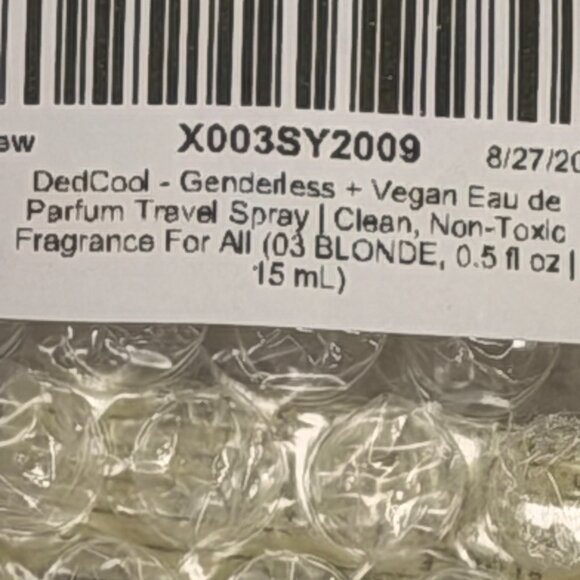 DedCool Eau de Parfum (03 Blonde - 0.5 fl oz) With Notes of Black Violet, Saffro - Picture 4 of 8